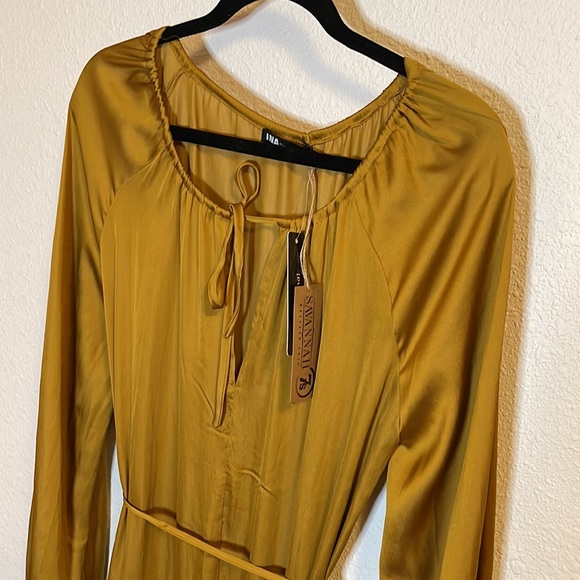 NWT Mustard Dress - Picture 2 of 3